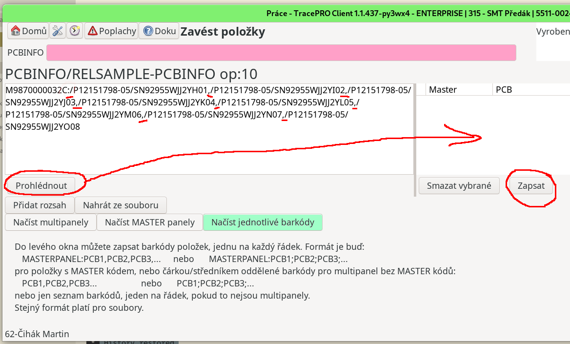 Zavedení multipanelu pro ``pcbinfo``